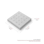 Oirlv Microfiber Diamonds Gemstones Jewelry Display Organize Tray Multi-Compartment Modular Jewelry Crystal Beads Holder - style: P13510