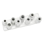 Bloomingville Stoneware Multi Vase with 8 Sections, White