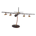 B-52 Bomber Collectible Handmade Metal Art Figurine, Desk Accessories, Trophy, Boss Gift, Home Office Décor, Airplane - style: B-52 Bomber