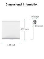 UGREEN Tablet Stand Holder Adjustable Portable Desktop Dock Office Compatible with iPad Pro 11 9.7 10.5 Air Mini 5 4 3 2 iPhone 17 16 15 14 13 12 White - color: White