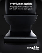 Mophie Max Dual Charging Stand for AirPods Max Headphones – Auto Sleep Mode, Premium Anti-Scratch Design, Magnetic USB-C for Effortless Alignment, Charges AirPods & Qi Devices
