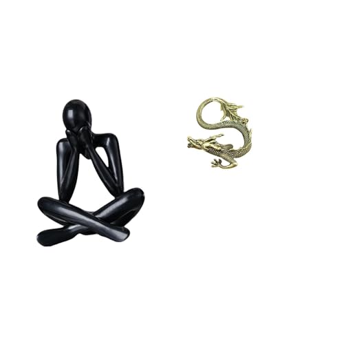 Baoblaze Modern Abstract Sculpture Collectible Figurine Decorative Ornament for Living Room Bookshelf Bedroom Office Home Decor 2024