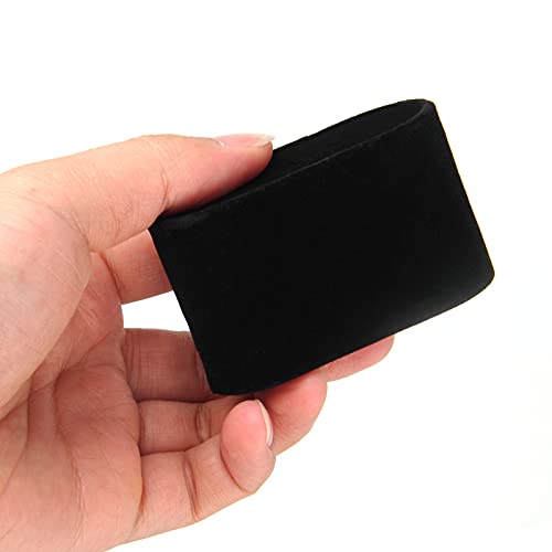 10 Pack Velvet Bracelet,Watch Pillow Jewelry Exhibition (black)