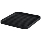 Silicone Organizer Tray for Kitchen Sink and Bathroom, Dishwasher Tray, Versatile Bathroom and Drawer Organizer Trays, Non-Slip Countertop(Black) - color: Black