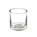 WGV Quality Thick Tea Light Votive Candle Holder 3x3, Clear Tiny Cylinder Glass Vase, Small Planter Terrarium, 1 Pc - color: Clear-cylinder-3"