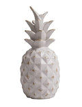 HAUCOZE Pineapple Statue Decor Fruits Sculpture Gifts Home Arts Ceramic Figurine 9.1 inch