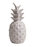 HAUCOZE Pineapple Statue Decor Fruits Sculpture Gifts Home Arts Ceramic Figurine 9.1 inch