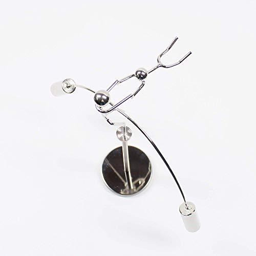 Sunnytech Weight Lifting Stainless Physics BalanceTumbler Kinetic Art Balancing Decompressive Science Psychology Home Offic Decor Desk Decor Toy WJ161 - style: WJ161