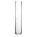 WGVI Quality Thick Weighted Clear Cylinder Glass Vases, 3" W x 16" H, Skinny Bud Tall Vase Floral Bouquet Flower Arrangements Wedding Centerpieces Container Candle Holders Home Decor, 1 Piece - size: 3"x16"H