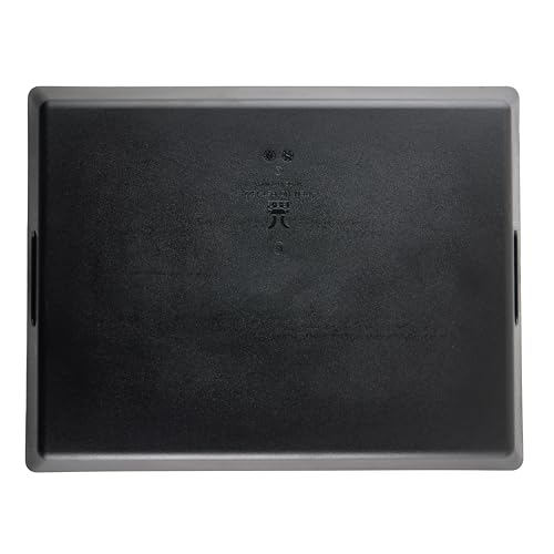 G.E.T. RST-1522-BK Non-Skid Ottoman / Coffee Table Serving Tray, 15" x 20", Black - color: Black, size: 20" x 15" x 2"