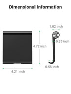 UGREEN Tablet Stand Holder Adjustable Portable Desktop Dock Office Compatible with iPad Pro 11 9.7 10.5 Air Mini 5 4 3 2 iPhone 17 16 15 14 13 12 Black - color: Black