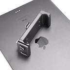 SHINEWEE Full Metal Tablet Tripod Holder - Compatible with iPad mini/Air/Pro | 1/4" Screw & Arca-Swiss Dovetail Mounts | Universal Tablet Clamp Adapter