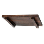 (12 x 7 Inch) Wood Riser Soap Tray, Farmhouse Wood Pedestal Stand for Kitchen Counter Sink, Rustic Wooden Riser Decorative Bathroom Counter Dishes Plant Bottles Candles Display - style: Country Rustic
