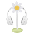 Yookeer Daisy Headphone Stand Cute Headphone Stand Decorative Gamer Gifts for Women Wood Table Decor for Gamer Room Office Desk for Girl Girlfriend Office Worker - style: Daisy