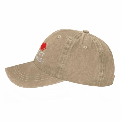 I Love Object Shows Caps for Men Object Shows Mens Baseball Hats - color: Natural