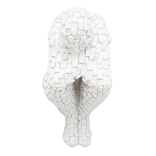 Mini Thinker Statue, Abstract Mosaic Sculpture Silence is Gold Craft Abstract Art Resin Sculpture for Household Living Room, Coffee Table Minimalist Decor, Tabletop Decoration