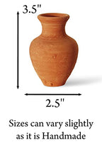 Biblical Herodian Clay Oil Lamp with Jar - Authentic Terracotta Replica from Holy Land Archaeological Finds - Handmade Christian & Jewish Faith Artifact - color: Herodian - Biblical Brown with Jar