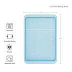 KitchenAid 9x13in Nonstick Aluminized Steel Baking Sheet, Mineral Water - color: Mineral Water, size: 9 x 13 Inch