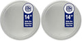 American Metalcraft, inc. TP14 Wide-Rim Pan, (Pack of 2) - size: 14 inches (Pack of 2)
