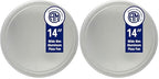 American Metalcraft, inc. TP14 Wide-Rim Pan, (Pack of 2) - size: 14 inches (Pack of 2)