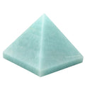 Amazing Gemstone Amazonite Pyramid Crystal Healing Stones - 2" Great Pyramid Figurine of Natural Stone Pyramid for Meditation, Reiki, Chakra Balancing and Crystal Pyramids Grid - color: Amazonite