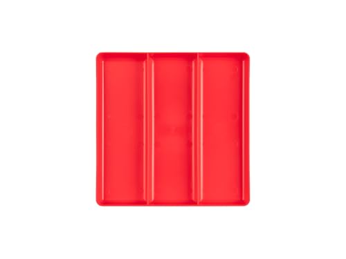 TEKTON 3-Compartment Organizer Tray (Red) | OTD11203 | Made in USA - color: Red, size: 3-Compartment