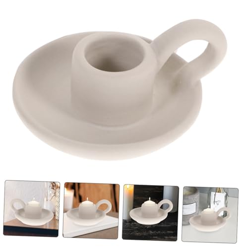 Ceramic Candle Holder Nordic Style Modern Minimalist Candlestick for Wedding Party Dining Table Decoration Romantic Home Ornament