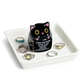 PUDDING CABIN Cat Gifts for Women Ring Holder for Jewelry, Spiritual Encouragement Gifts for Women Mom Friend Sister, Gifts for Black Cats Lovers, Birthday Mothers Day Christmas & Wedding - style: Black Cat