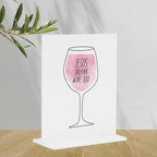 Funny Office Home Decor - Minimalist Acrylic Desk Piece for Office, Room & Lounge, Modern & Durable, 4 × 4.7 Inches