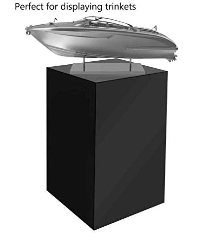 Acrylic Art Sculpture Stand Pedestal Display Black 12" x 12" x 24"h