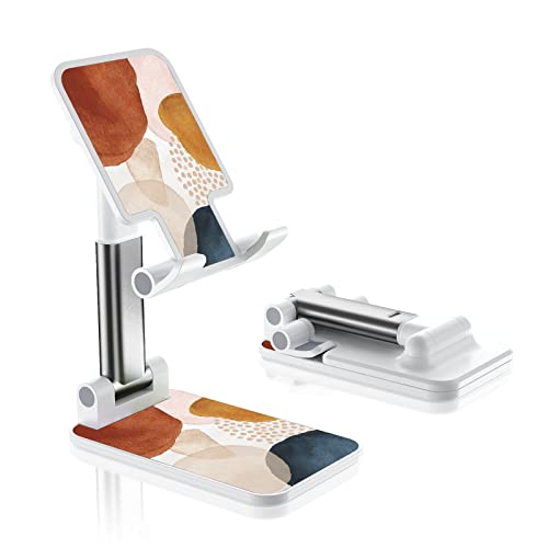 Foldable Phone Holder for Desk - Adjustable Angle Cell Phone Stand for iPhone, Samsung & Other Smartphones - color: Bohemian Spots