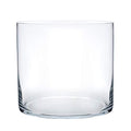 Royal Imports Flower Glass Vase Decorative Centerpiece for Home or Wedding - Cylinder Shape (8" Wide x 8" Tall, Clear) - size: 8" wide x 8" tall