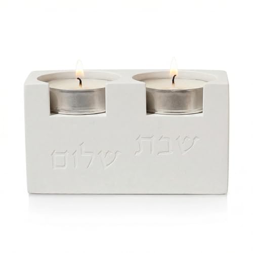 Cube Luxury Candle Holder Set – Modern Décor for Living Room & Dining Table - White - color: White (Cube), size: Short