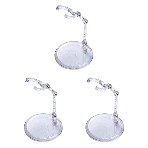 Ddung Doll Stand - Clear Doll Stand For 0.5" To 10" Dolls And Action Figure Stand (3-Pack)