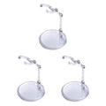 Ddung Doll Stand - Clear Doll Stand For 0.5" To 10" Dolls And Action Figure Stand (3-Pack)