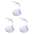 Ddung Doll Stand - Clear Doll Stand For 0.5" To 10" Dolls And Action Figure Stand (3-Pack)