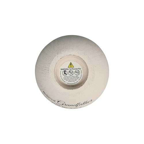 Pavilion Gift Company - A Little Bit of Heaven in Our Home - 4" Round Tealight Terracotta Candle Holder with Metal Lid in Memory Loss of Loved One Remembrance Bereavement Grief Funeral Gift