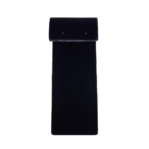 MOOCA 6 Pcs Black Velvet Earring Display Stand Displays, Jewelry Organizer Display Holder for Earrings, Black Velvet, 2 1/8 W x 1 1/2 D x 3 1/2 H in - color: Black Velvet, Small