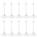 E-TING Transparent Dolls Holder Stand Support for 9inches-12inches Dolls - Pack of 10