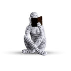 Reading Lady Statue, Lady Statue Decorative Female Figurine Thinker Statue Aesthetic Sculpture for Room, Bookshelf, Desk, Modern Abstract Decor - style: A