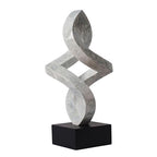 Modern Home Decor Abstract Arts Sculpture Table Bookshelf Decoration for Living Dining Room Bedroom Resin Statue 14.6inch