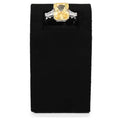 Microfiber Jewelry Ring Display Stand Rings Display Organizer Stand (Black, High) - size: 1.57" x 1.57" x 2.68"