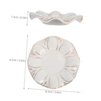 Ciieeo Ceramic Candle Holder for Taper Candles Modern Minimalist Design Small Decorative Stand for Dining Table Living Room and for Festivals and Romantic Ambiance