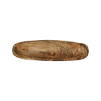 Boho Oval Wood Tray, Natural