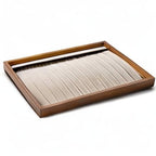 Oirlv Wood 13 Grids Necklace/Bracelet/Pendant Display Tray Jewelry Drawer Organizer Stackable Jewelry Trays (Creamy-white) - color: Creamy-white 13 grid necklace/pendant/bracelet tray