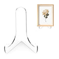 Boloyo 60-Degree Angle Acrylic Plate Display Stand , 3 Inch 2PC Clear Acrylic Display Holder Easel Base for Home Office Kitchen School Art Display - color: 60-Degree Angle, size: 3 inch(2PC)