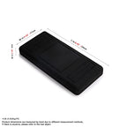 Oirlv Premium Black Microfiber Jewelry Tray Showcase Jewelry Display Stand for Selling Ring Necklace Display Tray(TT07002) - size: Ring+necklace+ring tray