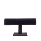 Juvale Necklace Display Stand & Bust Set - 2-Piece, Black Velvet, Modern Freestanding - Necklace Holder Stand & Bracelet Holder Display - Jewelry Showcase for Vendors & Photography