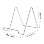 Happyyami 2pcs Modern Display Stand for Photos Books and Decorations Sturdy Minimalist Showpiece Holder for Use for Events and Celebrations