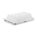 Adjustable Universal Cell Phone Dock Stand Holder, Tablet Organizer Multi Device Desktop Stand for iPhone Samsung Galaxy Google Nexus Kindle - No Charging Port (White) - color: White
